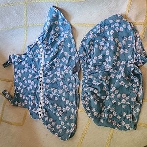 NWOT SUPER LIGHT WEIGHT floral tank and shorts set